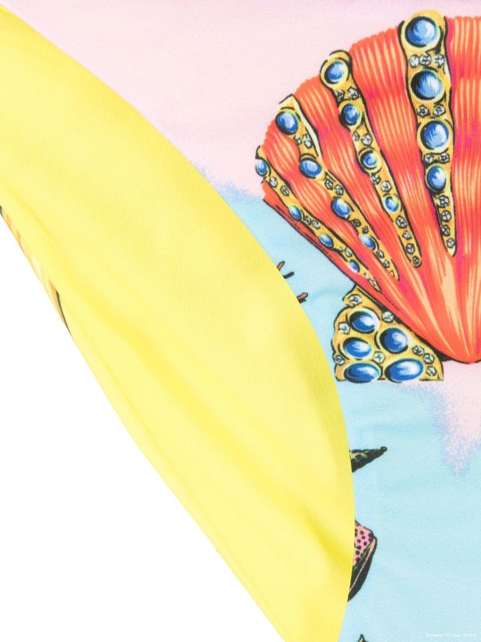 Affordable Versace bottoms shell print bikini Women 0409